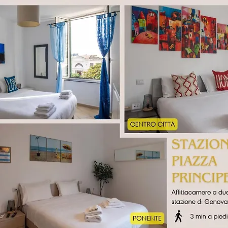 Pensionat Accoglienti Stazione Piazza Principe - 5 Min Treni Crociere 3*
